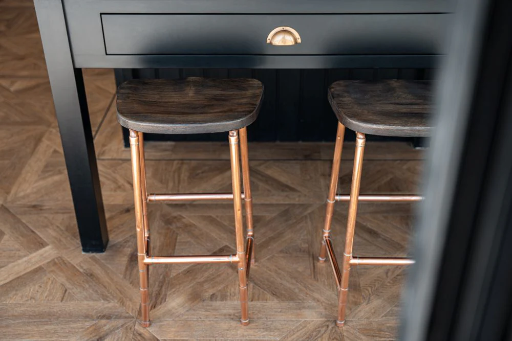Copper Bar Stools - Handmade - Image 9