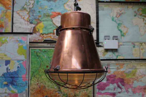 Industrial Copper Ceiling Lights