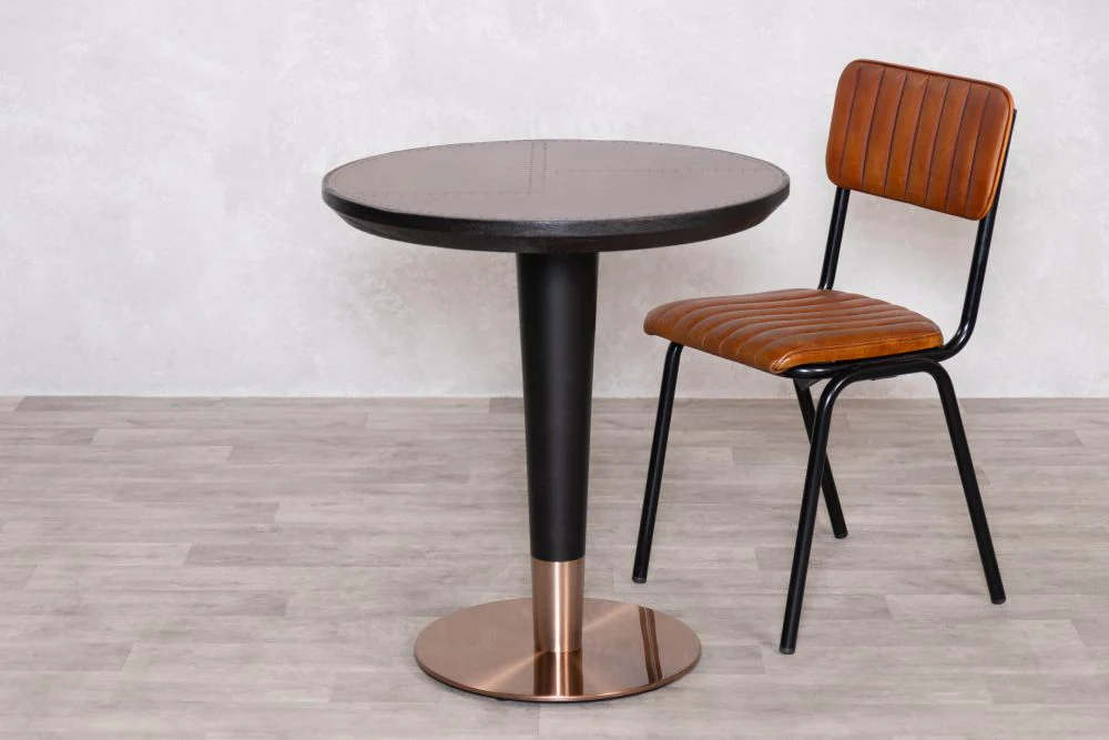 Copper Top with Black Edging Cafe Table Range - Image 27