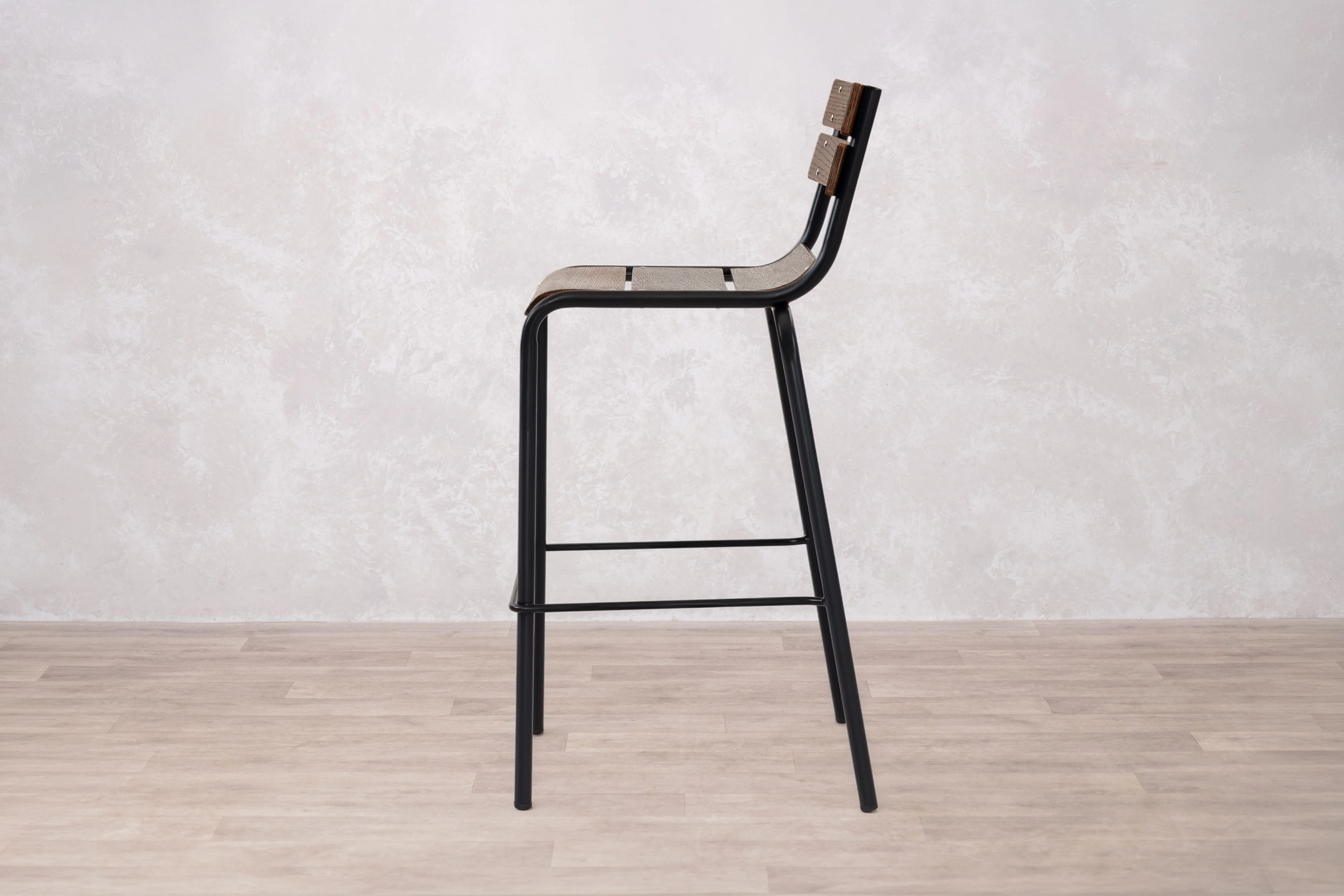 Cosmo Slatted Stacking Stool - Image 3