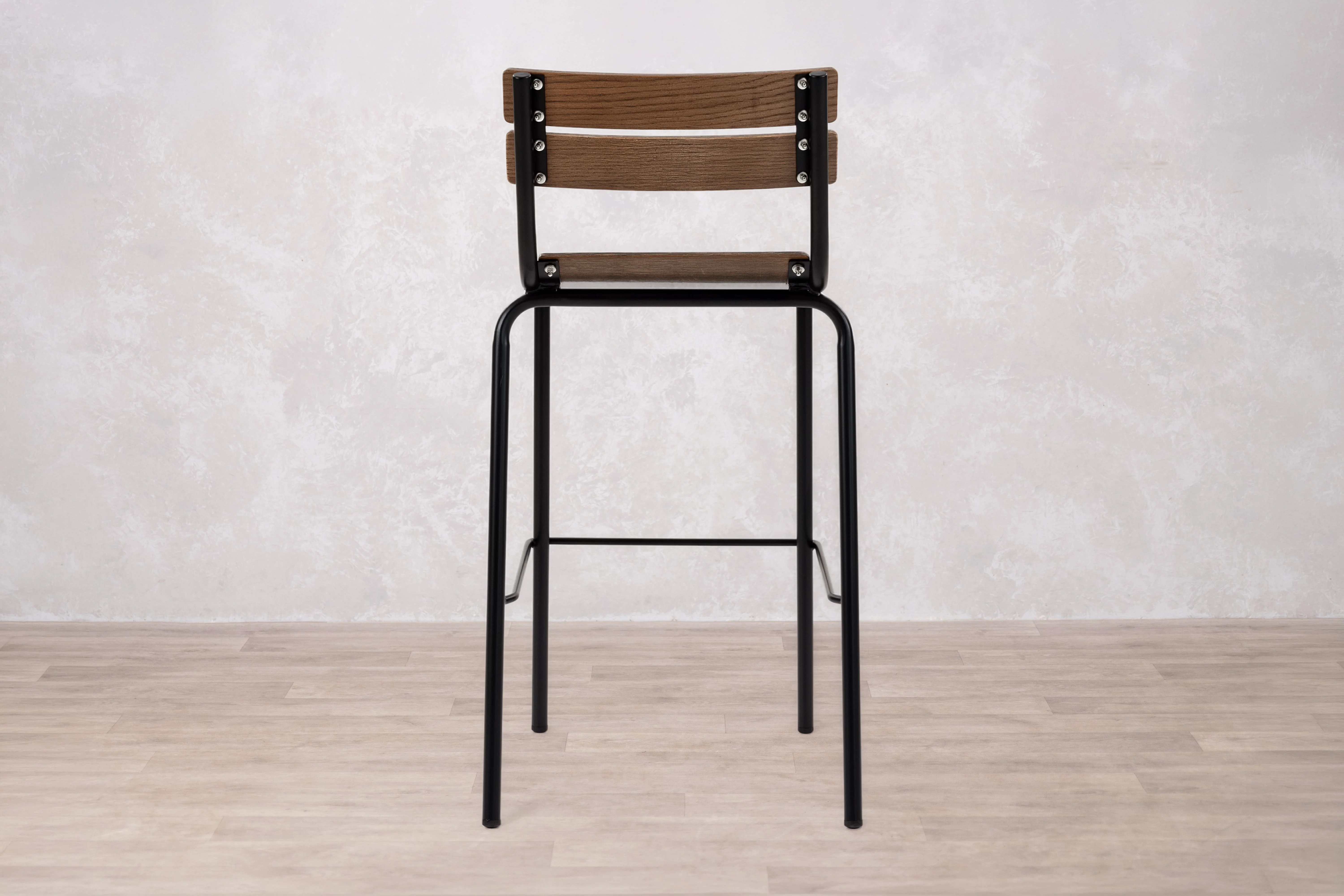Cosmo Slatted Stacking Stool - Image 4