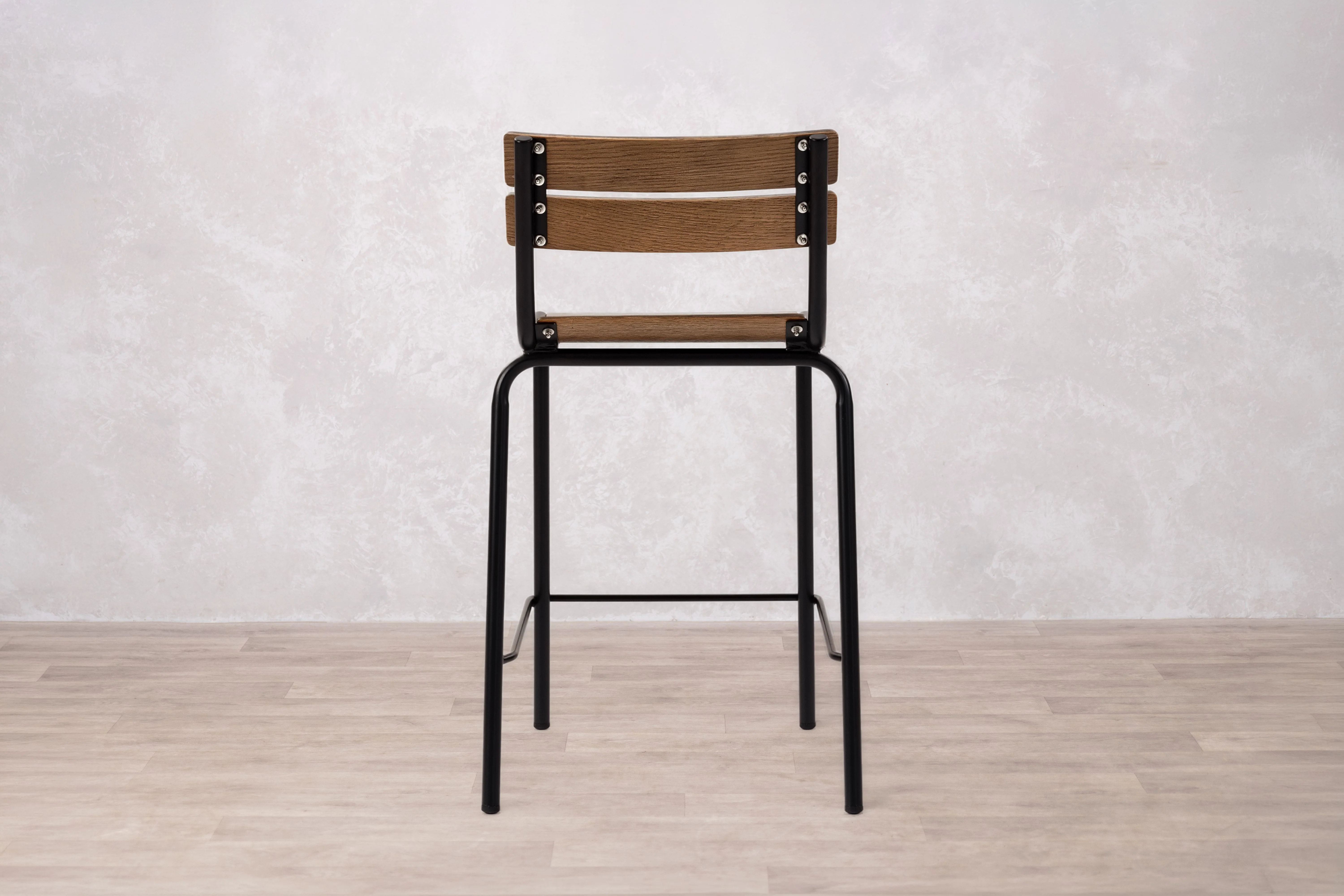 Cosmo Slatted Stacking Stool - Image 9