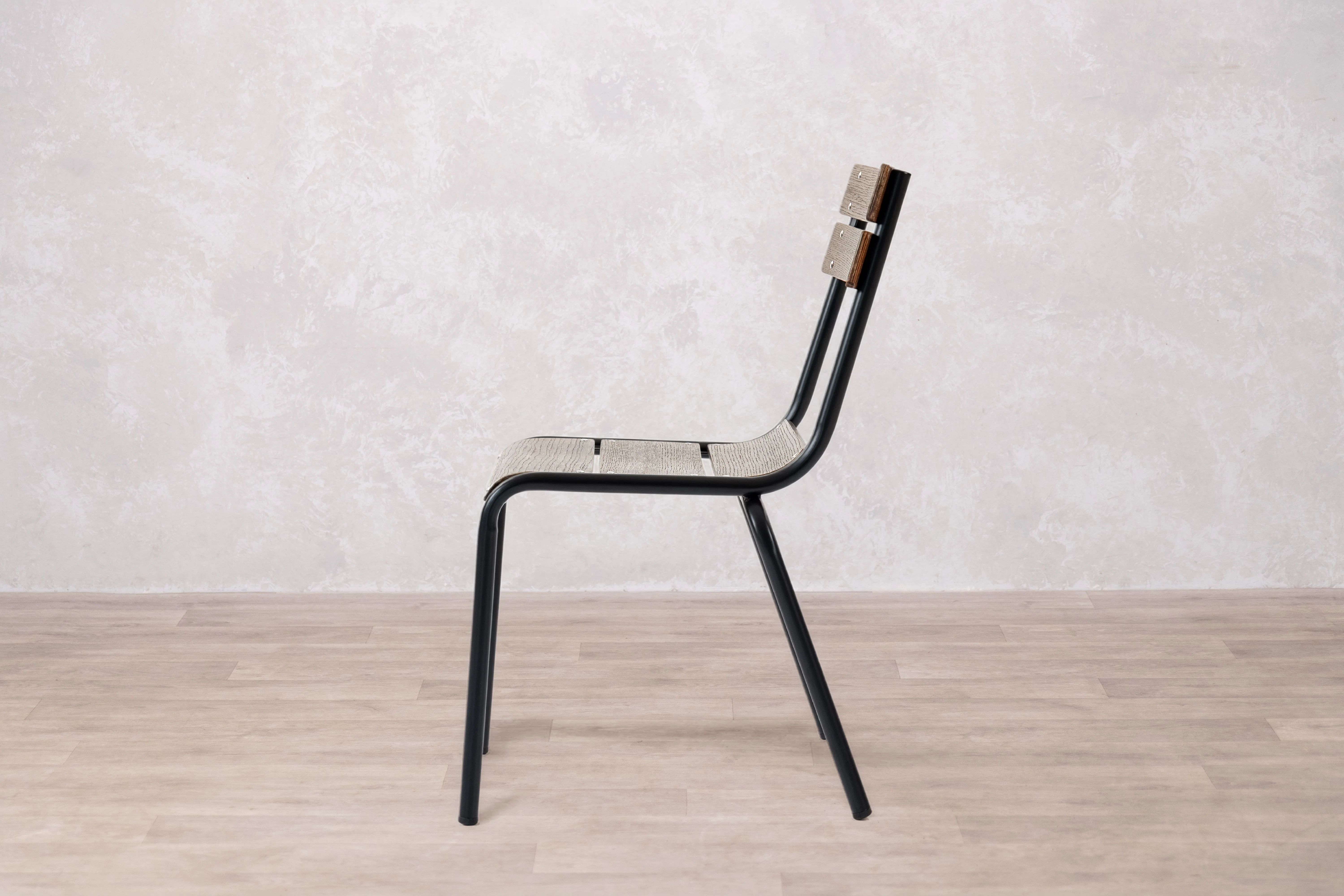 Cosmo Slatted Stacking Chair - Image 3