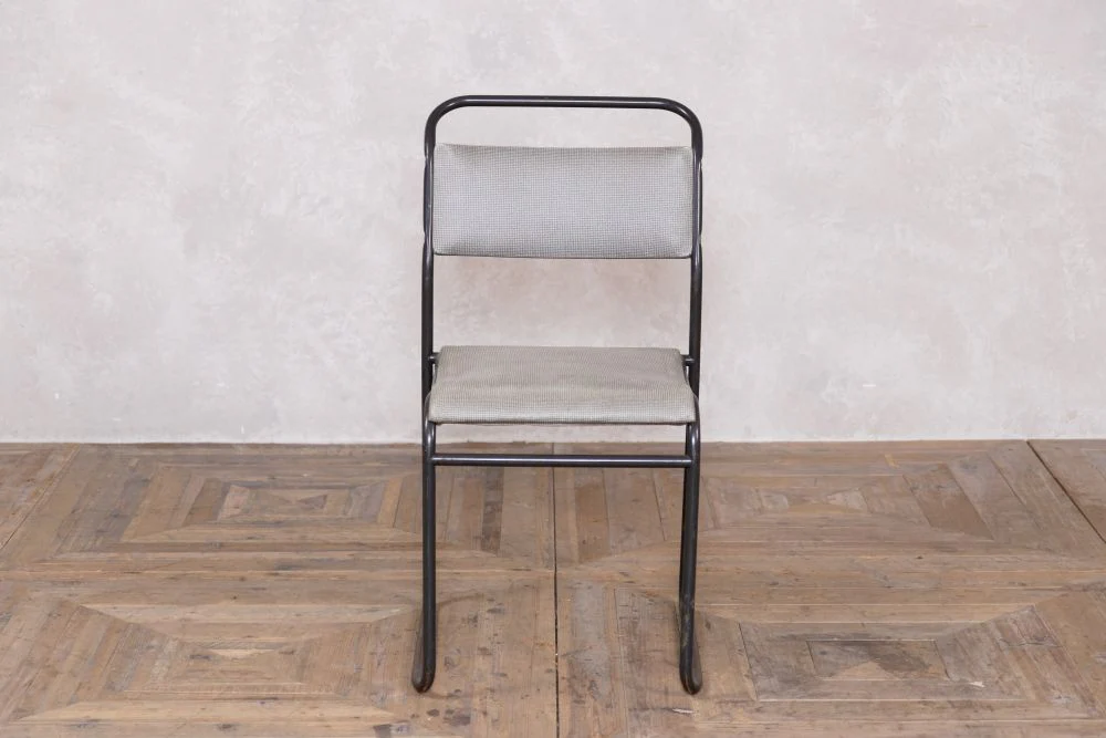 Cox Vintage Stacking Chairs with Canvas Seat - Image 7