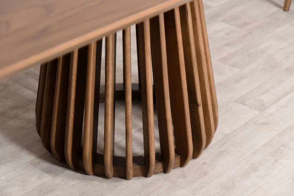 Darcy Oval Dining Table Range in Walnut - SECONDS ITEM - Image 12