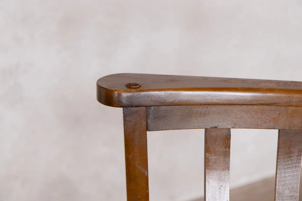 Dark Edwardian Chapel Chairs - Image 14