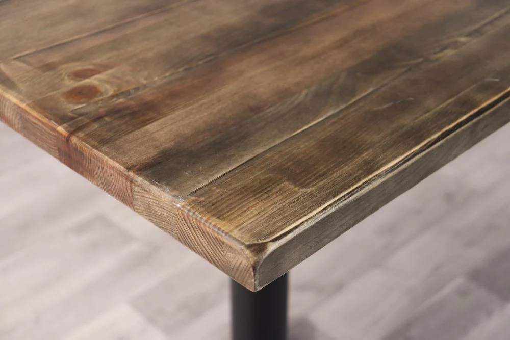 Dark Pine Top Cafe Bar Table Range - Image 10