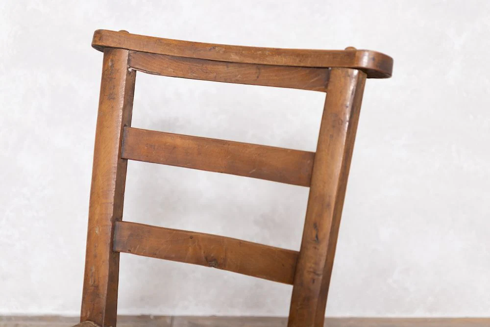 Dark Vintage Chapel Chairs - Image 7