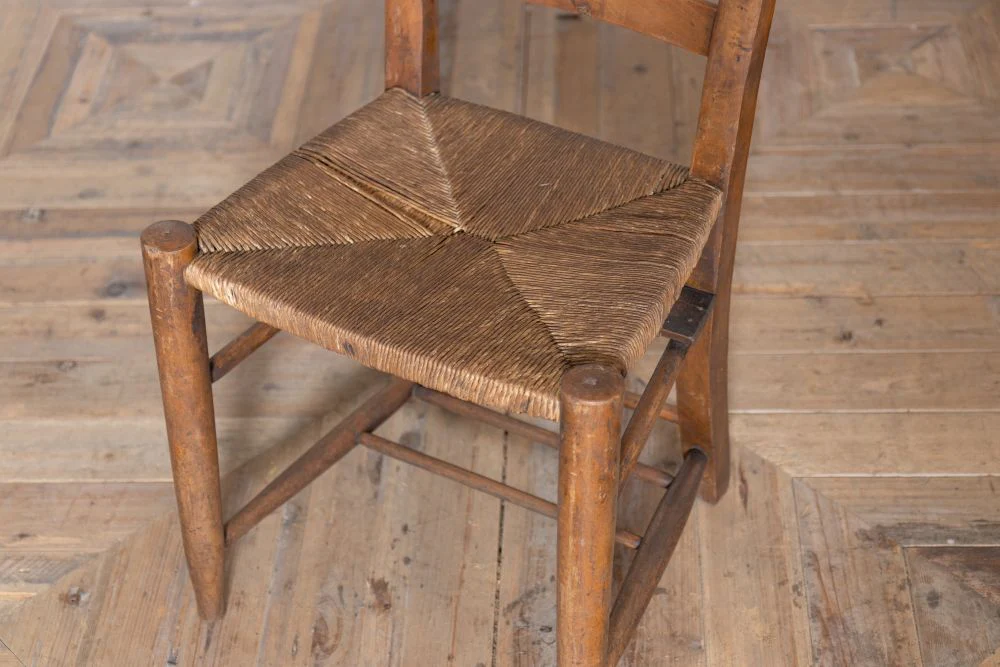Dark Vintage Chapel Chairs - Image 9
