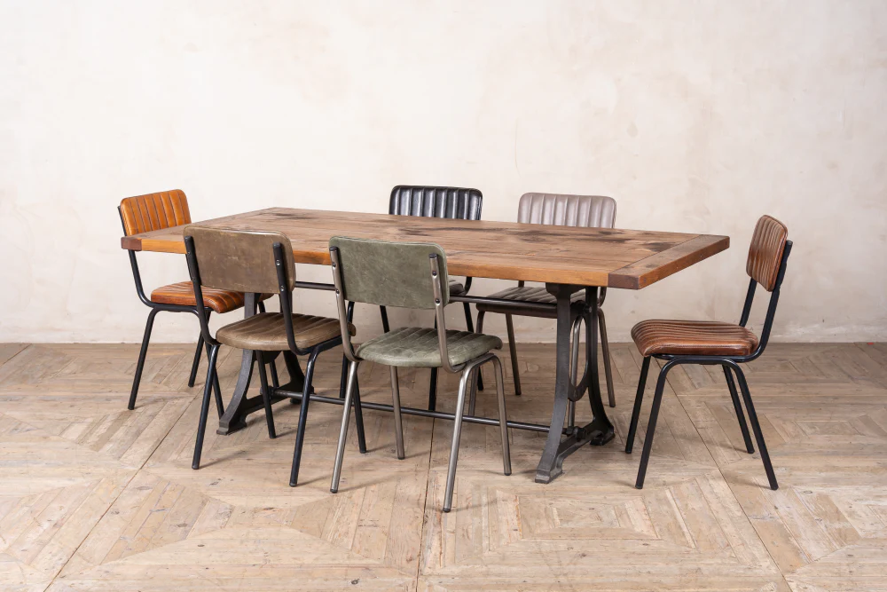 Detroit Cast Iron Dining Table - Image 3