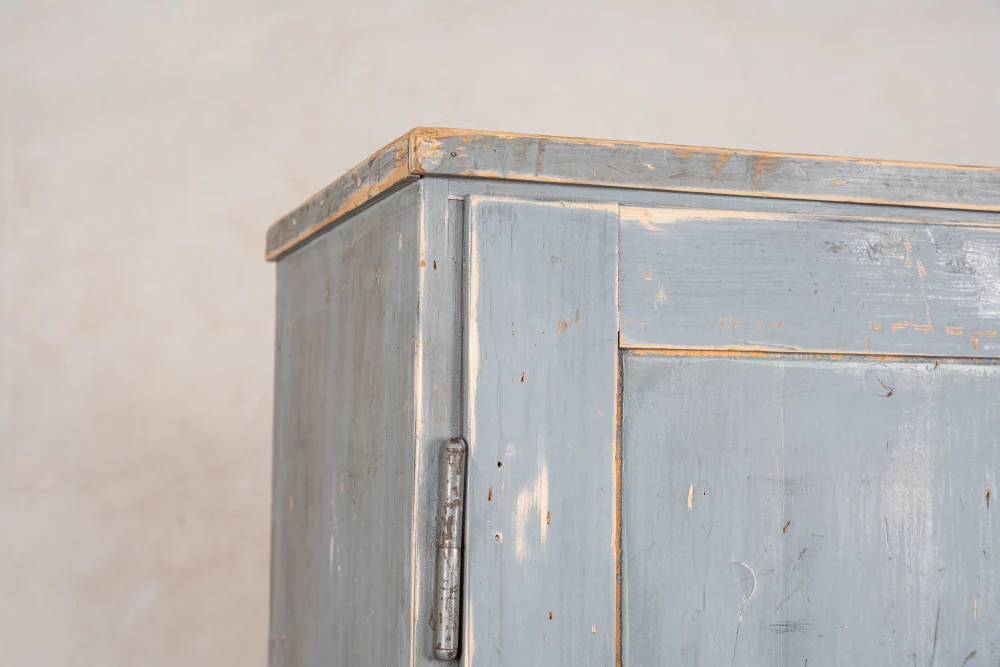 Distressed Pine Grey Kitchen Cupboard - Image 6