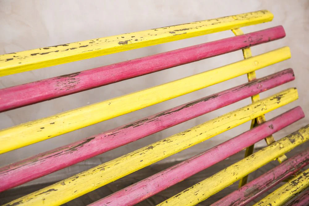 Distressed Dining Bench - Image 4
