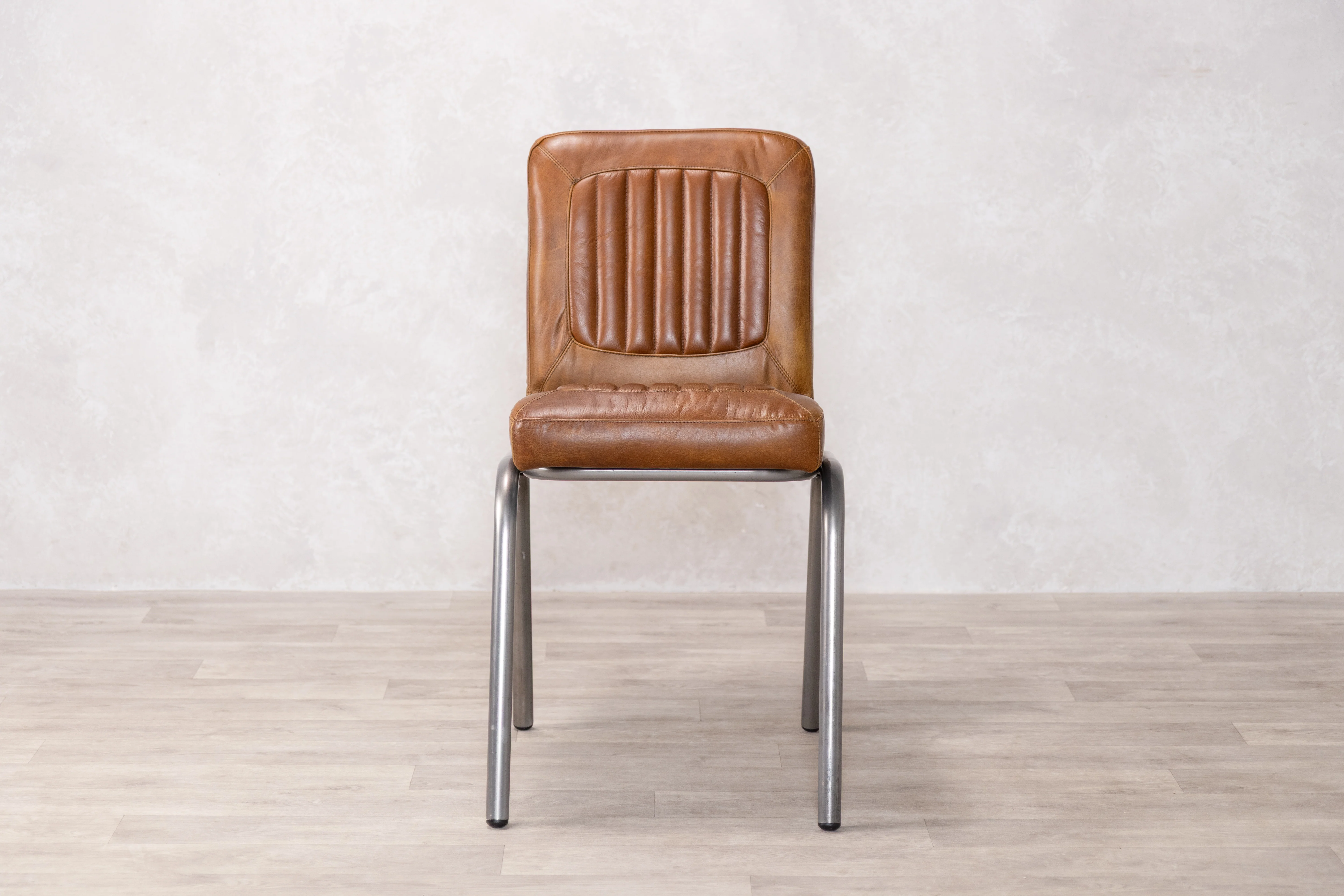 Jenson Distressed Leather Dining Chairs - Image 39
