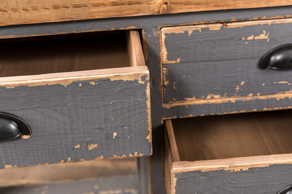 Distressed Pine Sideboard - Image 4