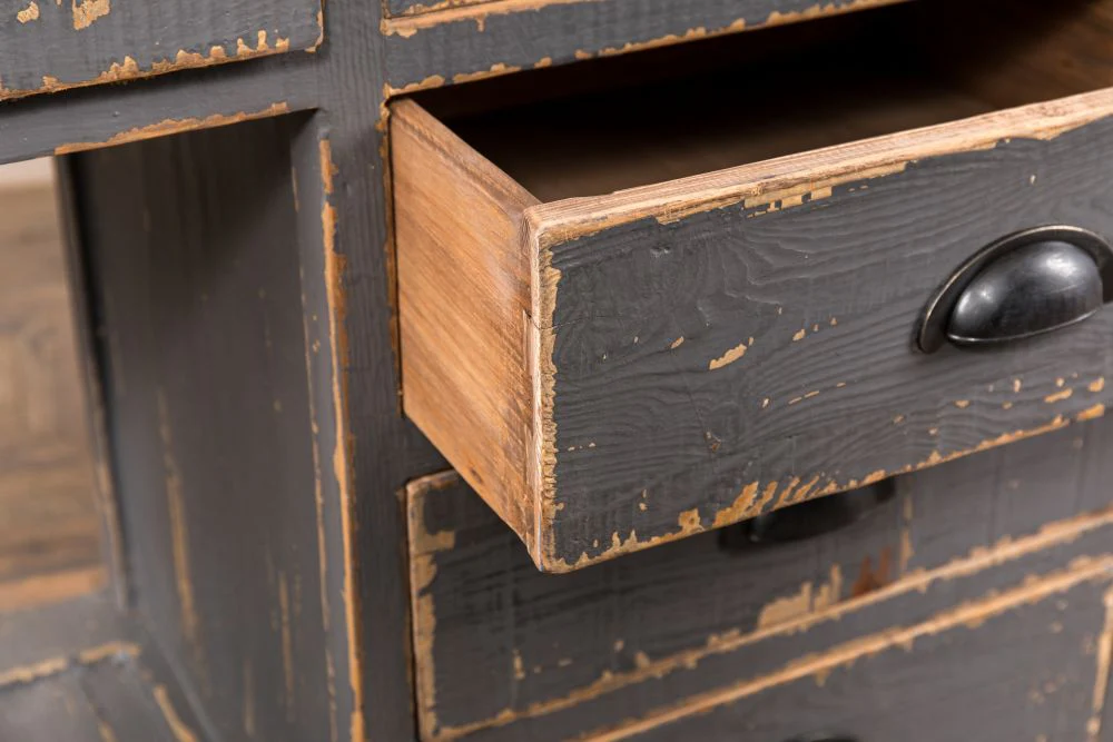 Distressed Pine Sideboard - Image 6