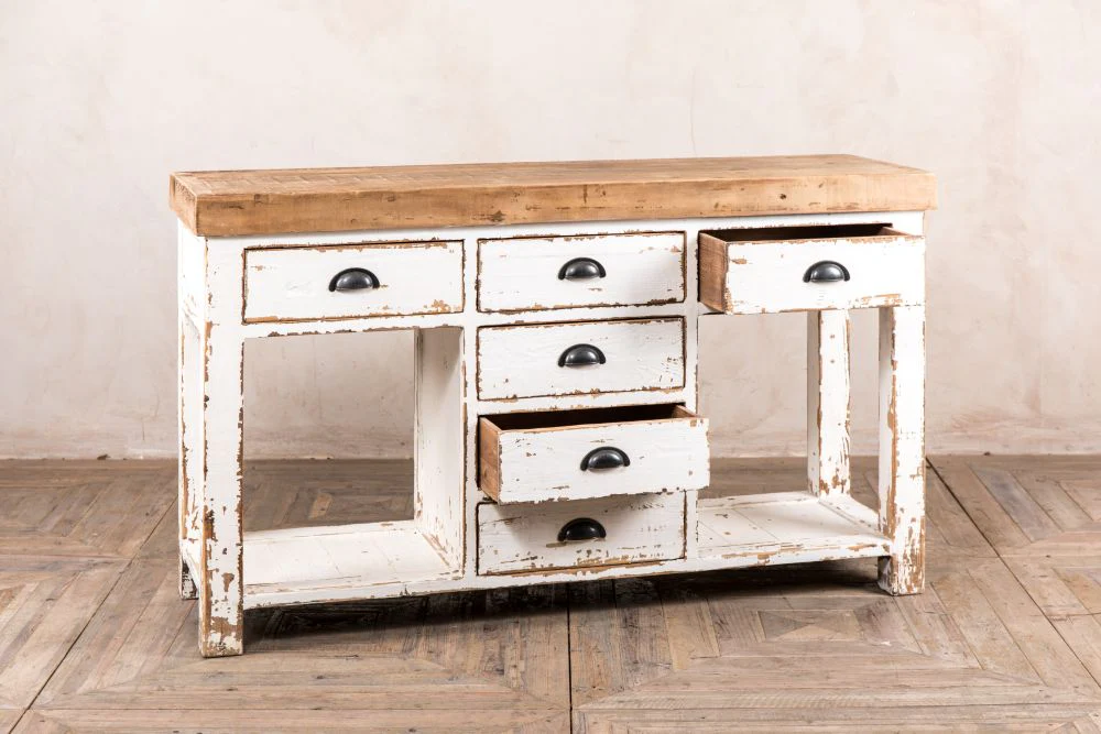 Distressed Pine Sideboard - Image 9