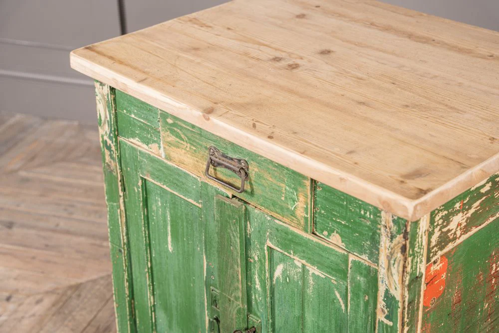 Green Pine Storage Cupboard - Image 5