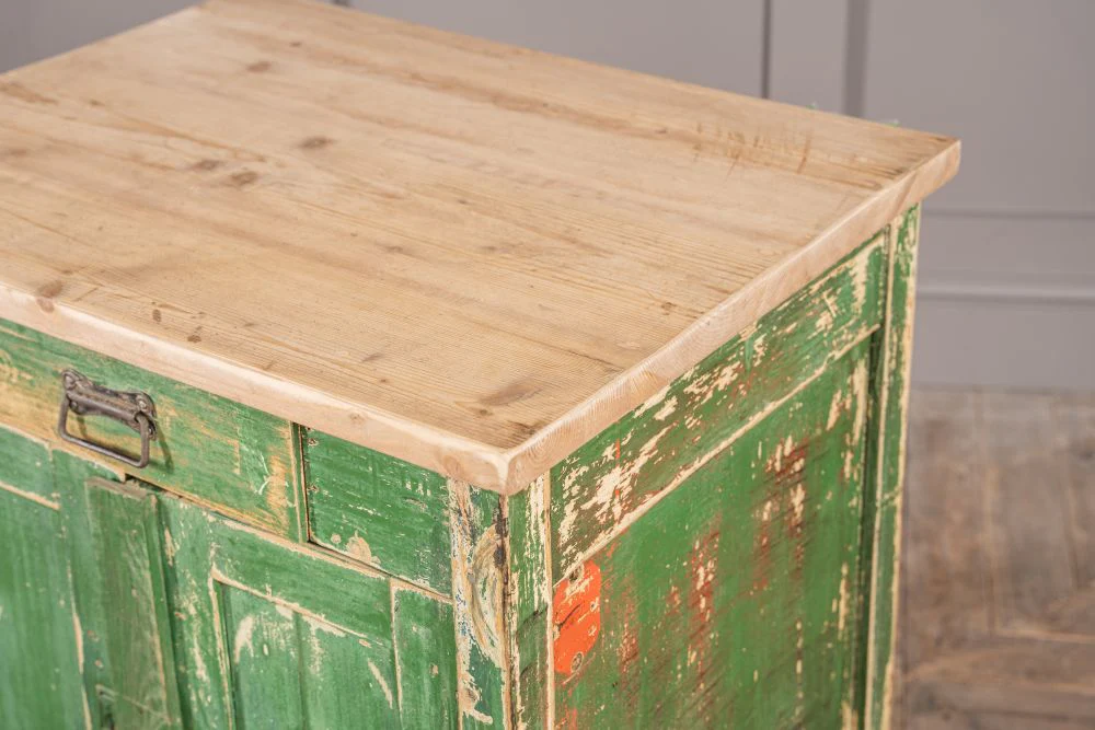 Green Pine Storage Cupboard - Image 6
