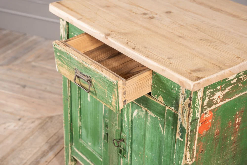 Green Pine Storage Cupboard - Image 7