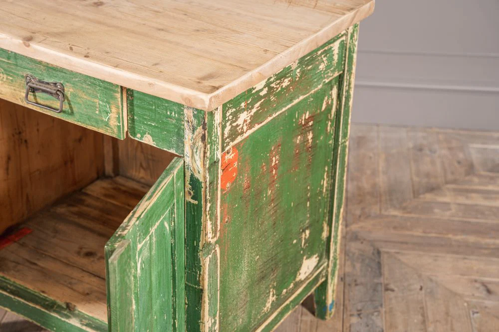 Green Pine Storage Cupboard - Image 8
