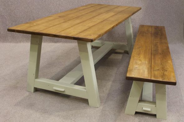 Bespoke A-Frame Dining Table - Image 31