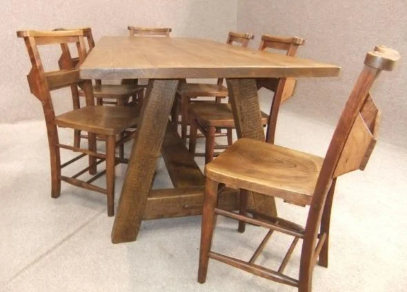 Bespoke A-Frame Dining Table - Image 6