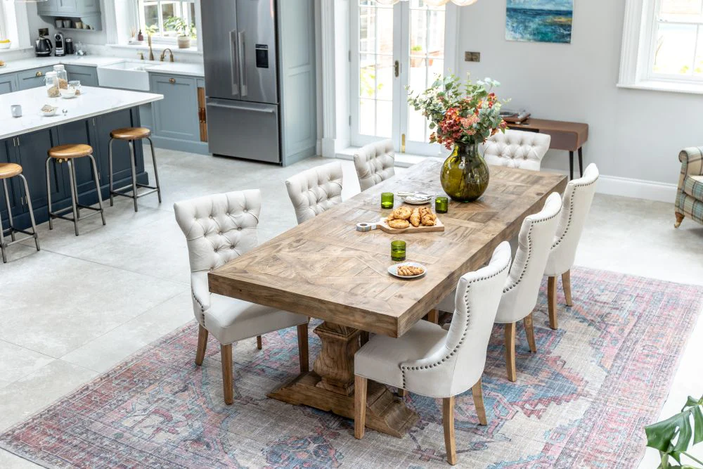 Castle Double Pedestal Dining Table Range - Image 19