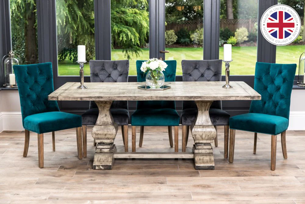 Windsor Bespoke Double Pedestal Table With Oiled Finish