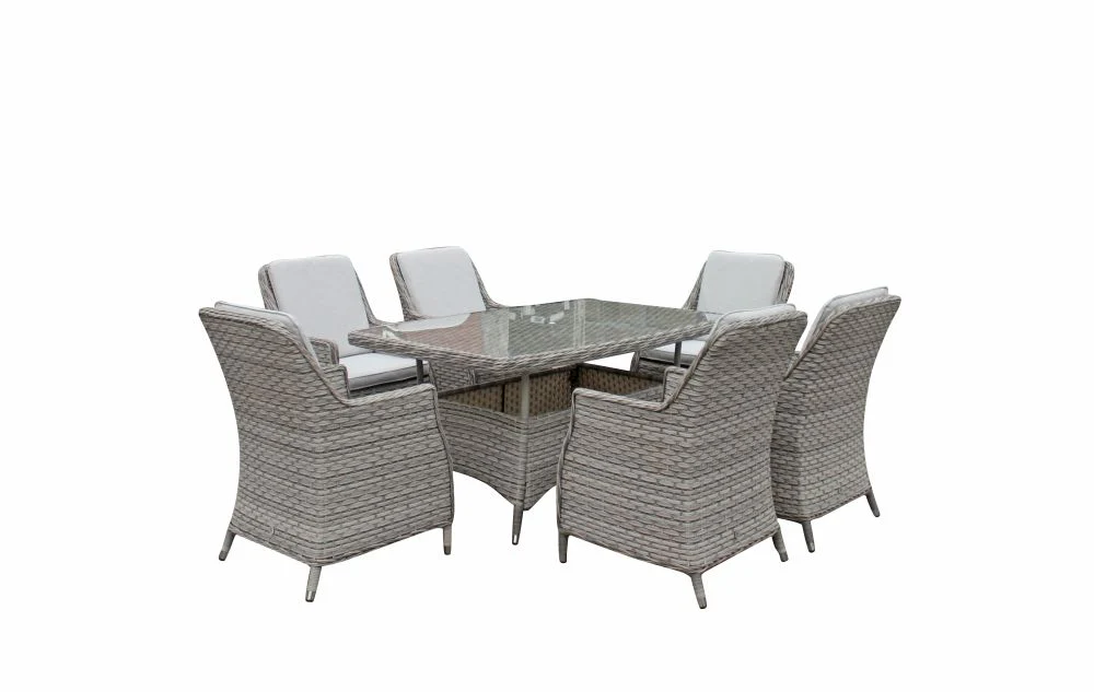 Drakeford Rattan Style Outdoor Dining Set - Image 17