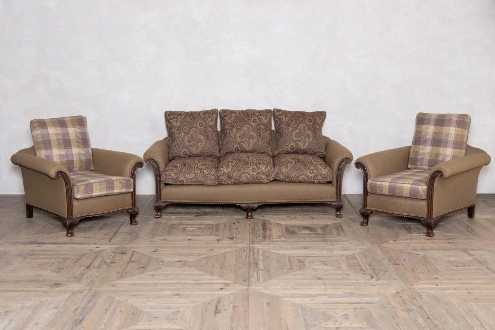 1920's Edwardian Three Piece Suite