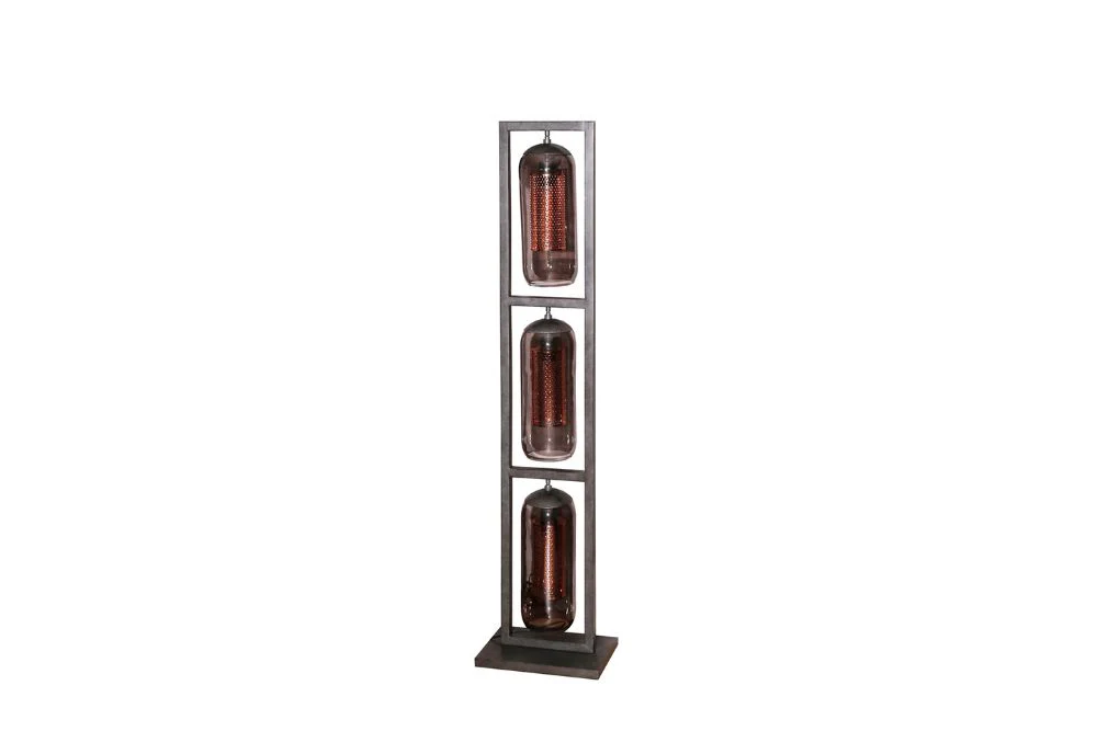 Ember Smoke Glass Floor Lamp - Image 4
