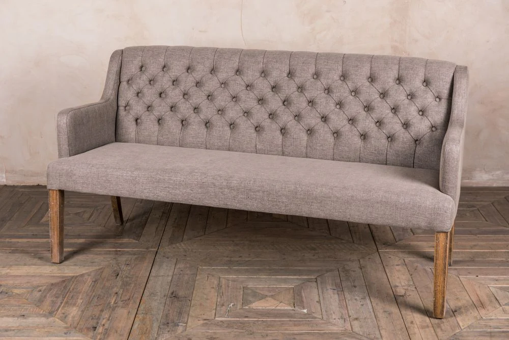Marseille Fabric Dining Bench Range - Image 3