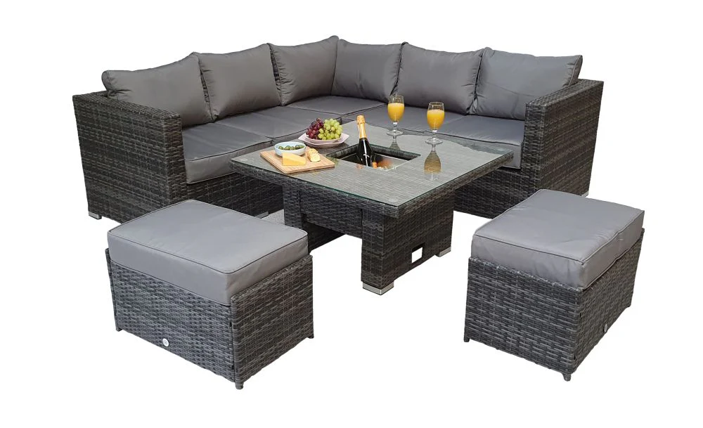 Farnborough Outdoor Corner Dining Set - Image 2