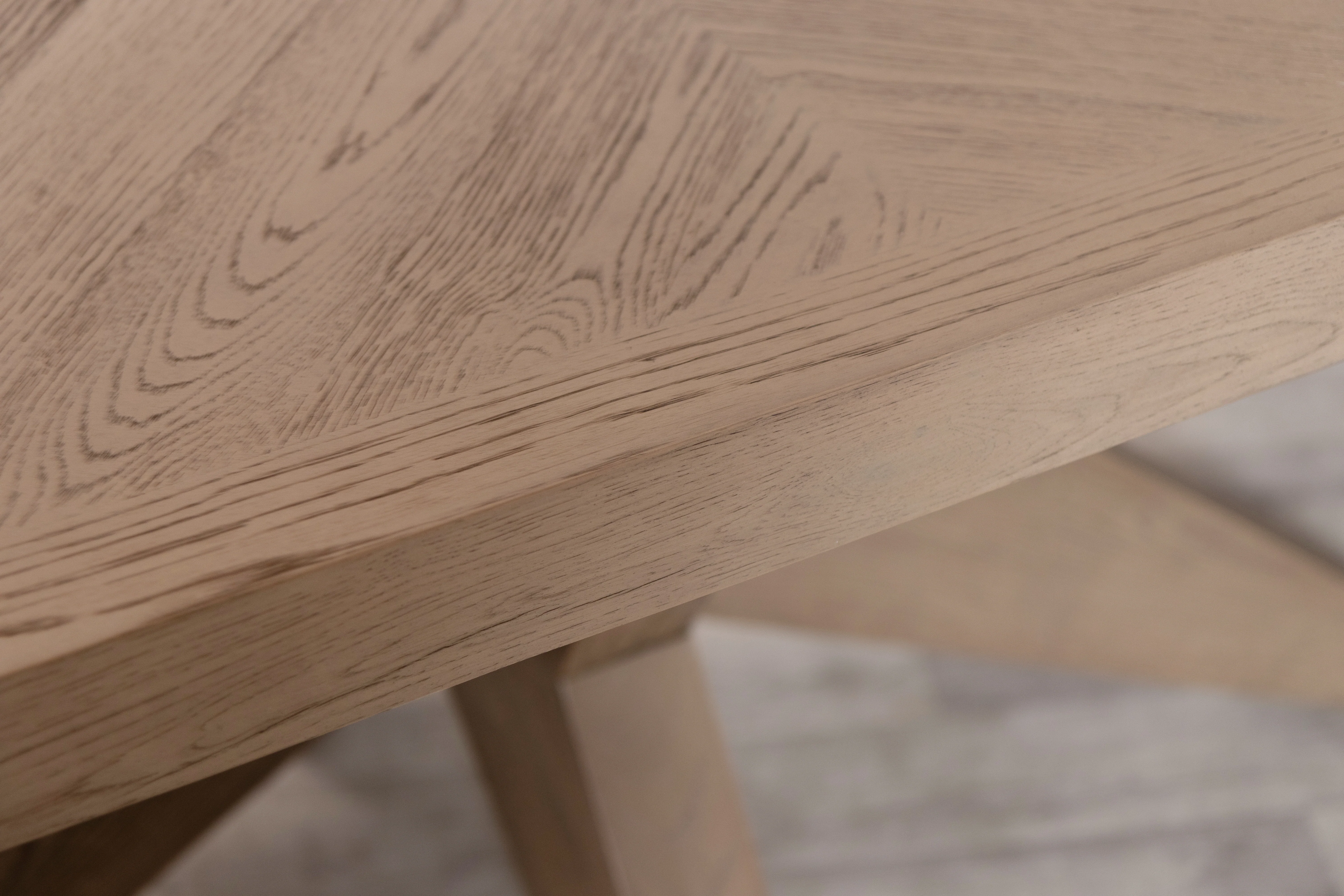 Farringdon Dining Table in Fawn - 2m - SECONDS ITEM - Image 8