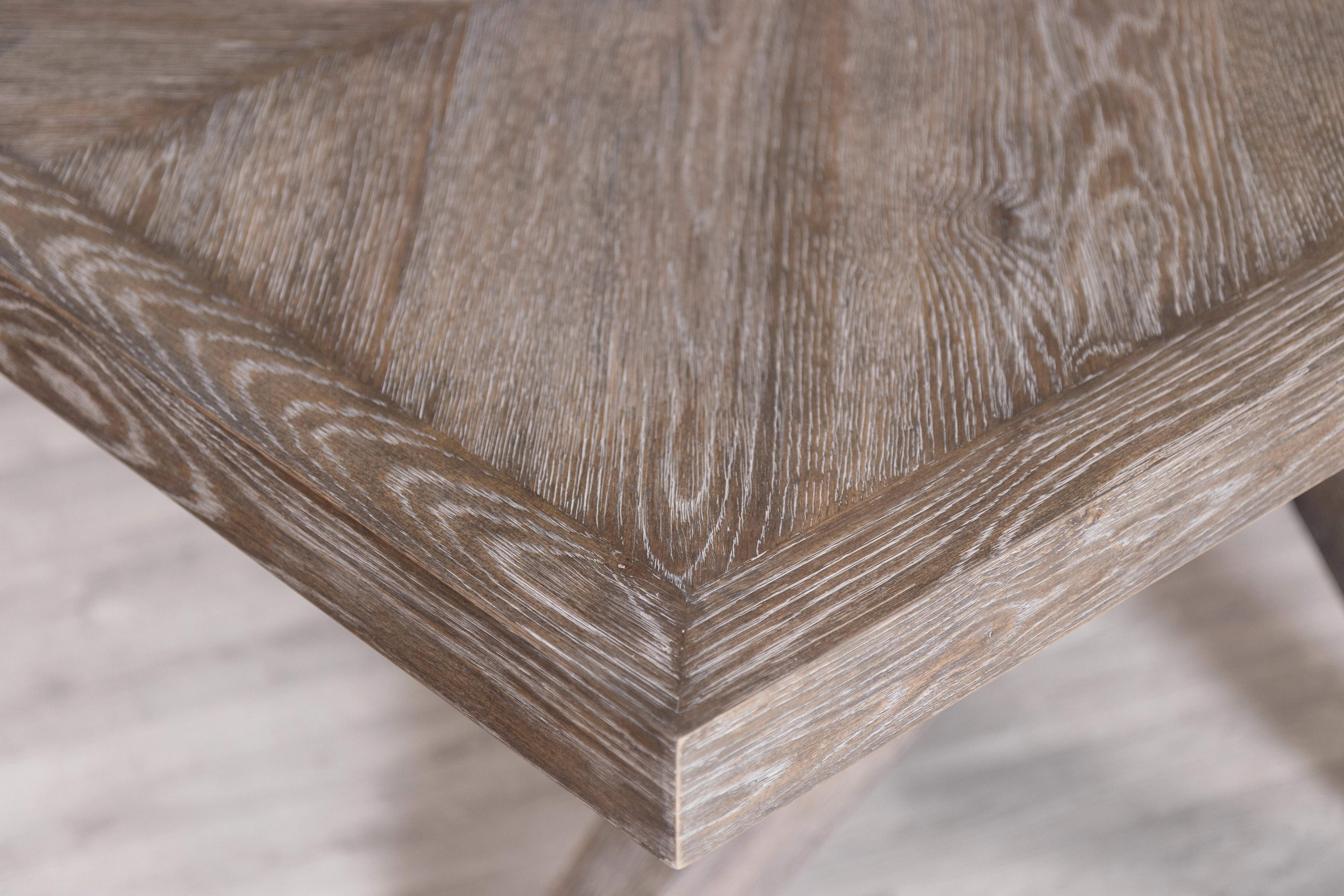 Farringdon Dining Table in Silverstone- 2m - SECONDS ITEM - Image 6