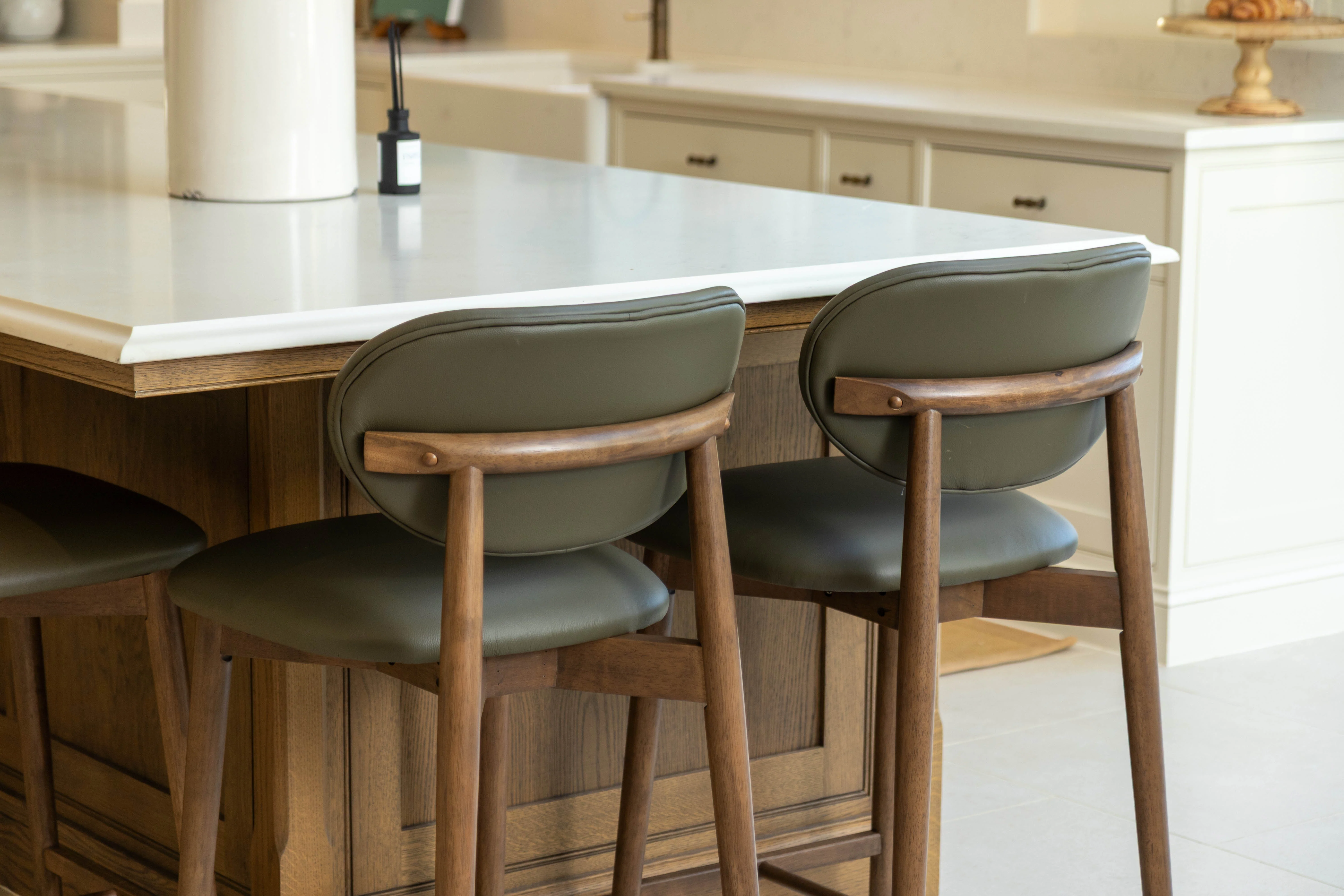 Florence Leather Counter Stool Range - Image 12