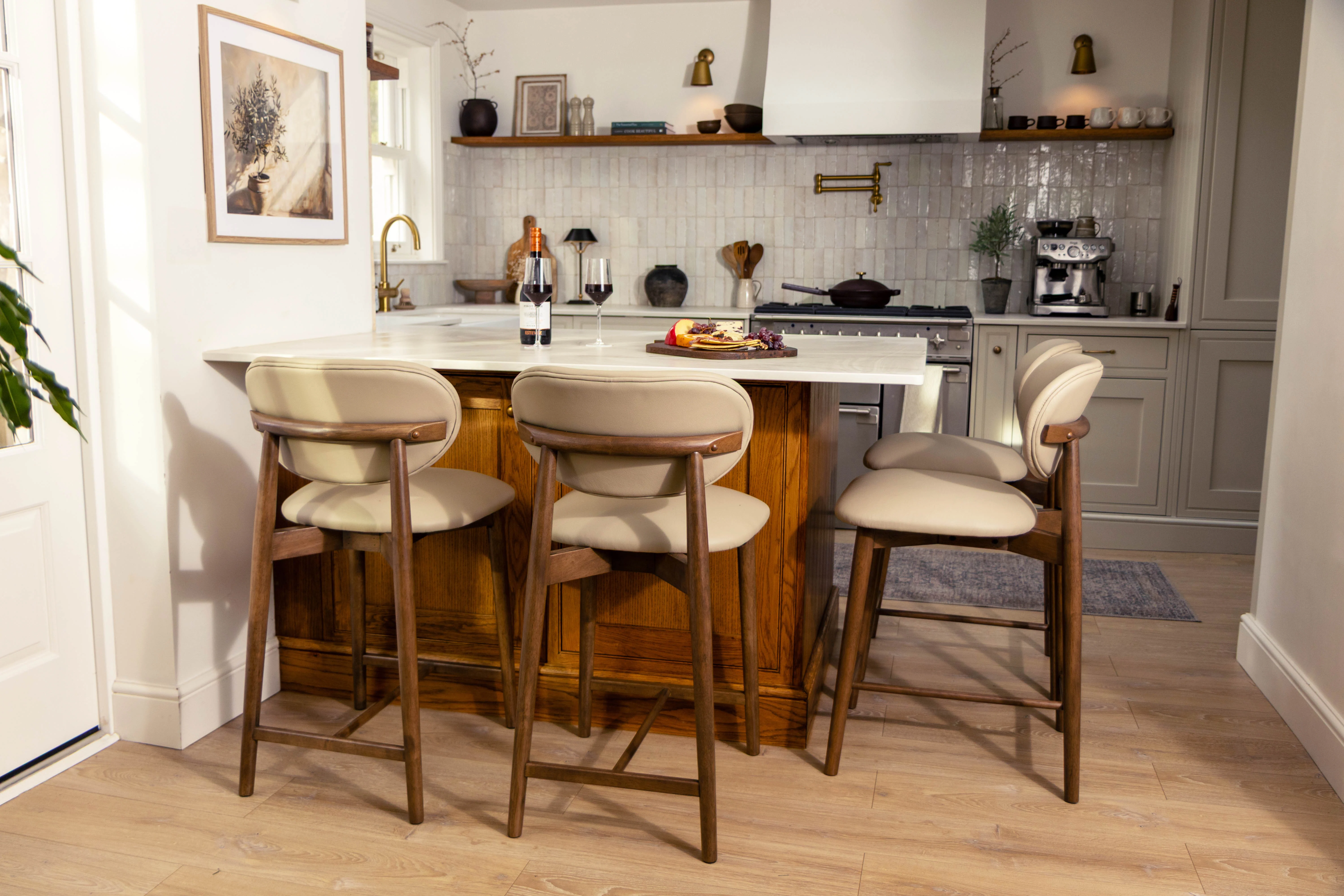 Florence Leather Counter Stool Range - Image 34