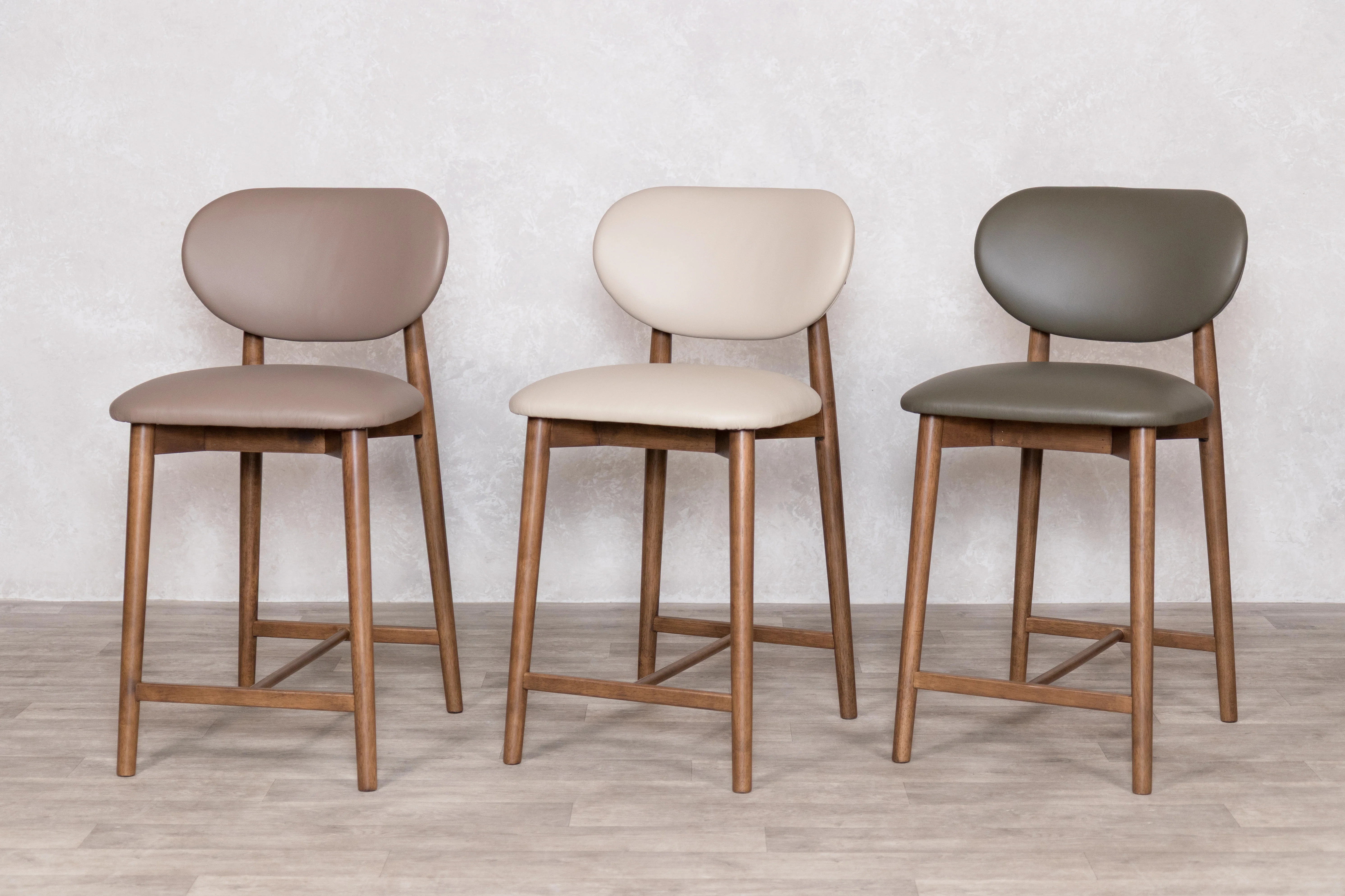 Florence Leather Counter Stool Range - Image 4