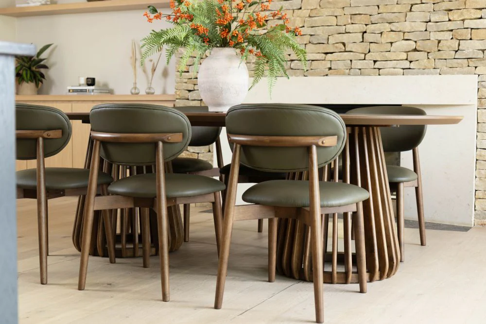 Florence Leather Dining Chair Range - Image 46