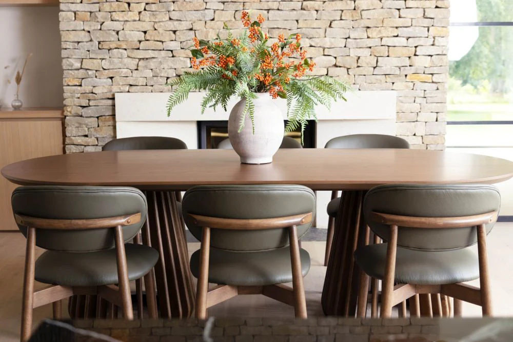 Florence Leather Dining Chair Range - Image 6