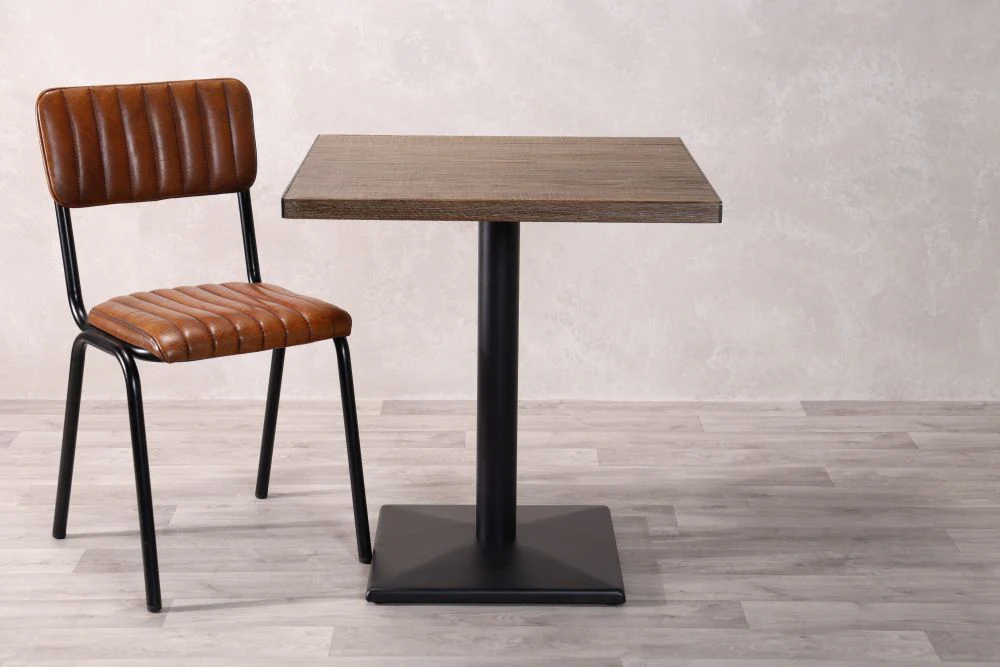Foster Oak Top Cafe Table Range - Image 7