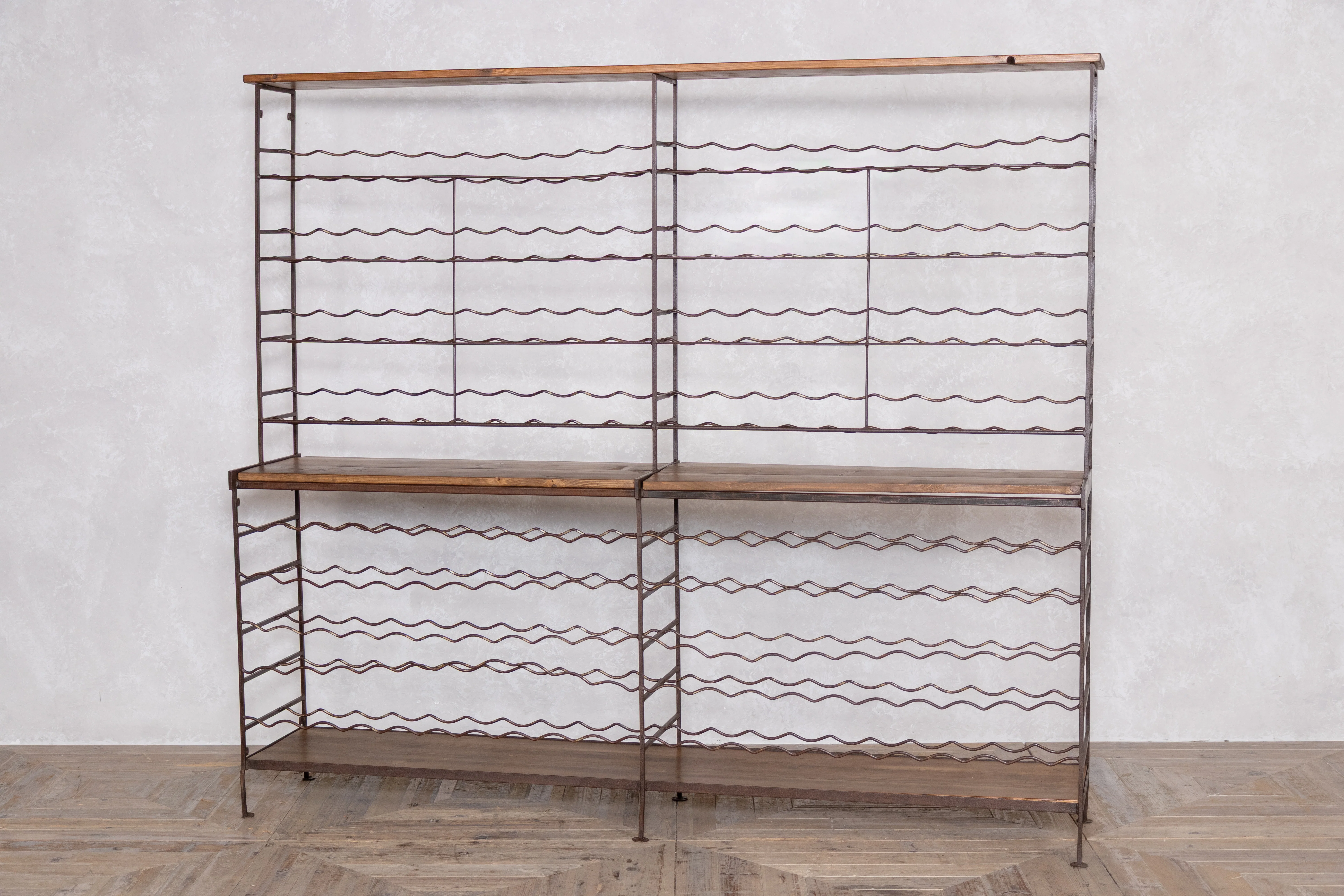 French Cellar Wine Rack Display Stand