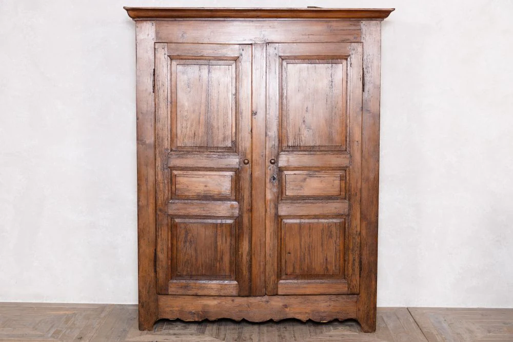 19th Century French Pine Country Cupboard