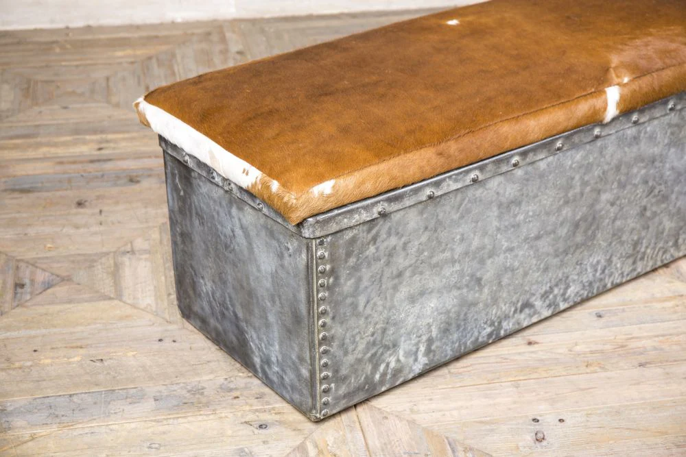 Large Galvanised Industrial Storage Bin - Image 5