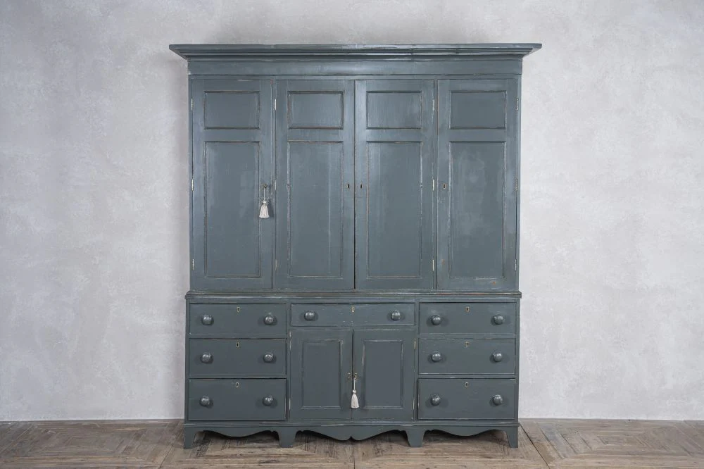 Georgian Pine and Oak Housekeepers Cupboard