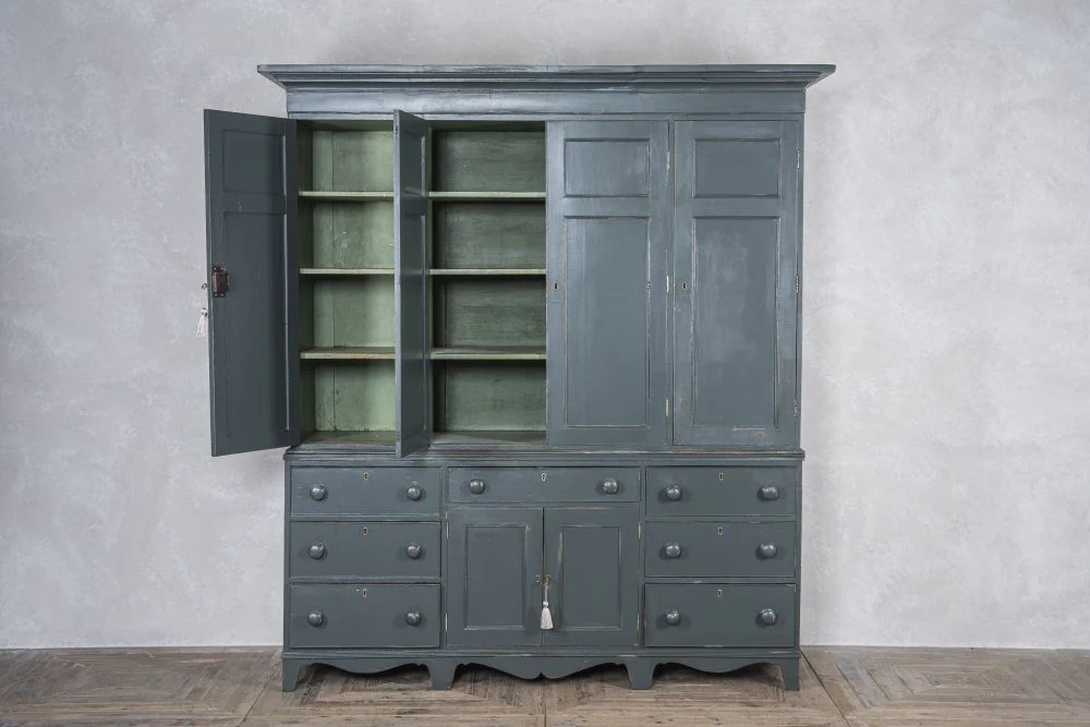 Georgian Pine and Oak Housekeepers Cupboard - Image 2