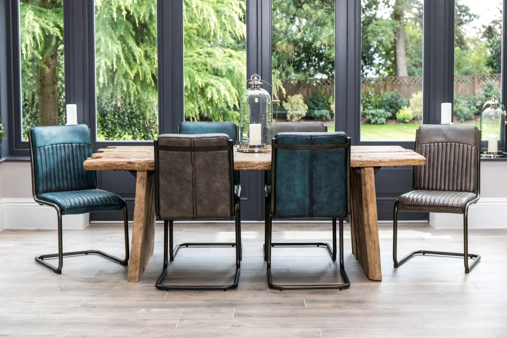 Goodwood Retro Style Dining Room Chairs - Image 48