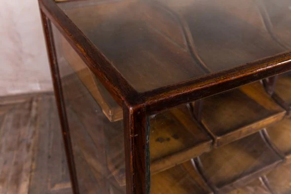 Edwardian Oak Framed Haberdashery Drawers - Image 8