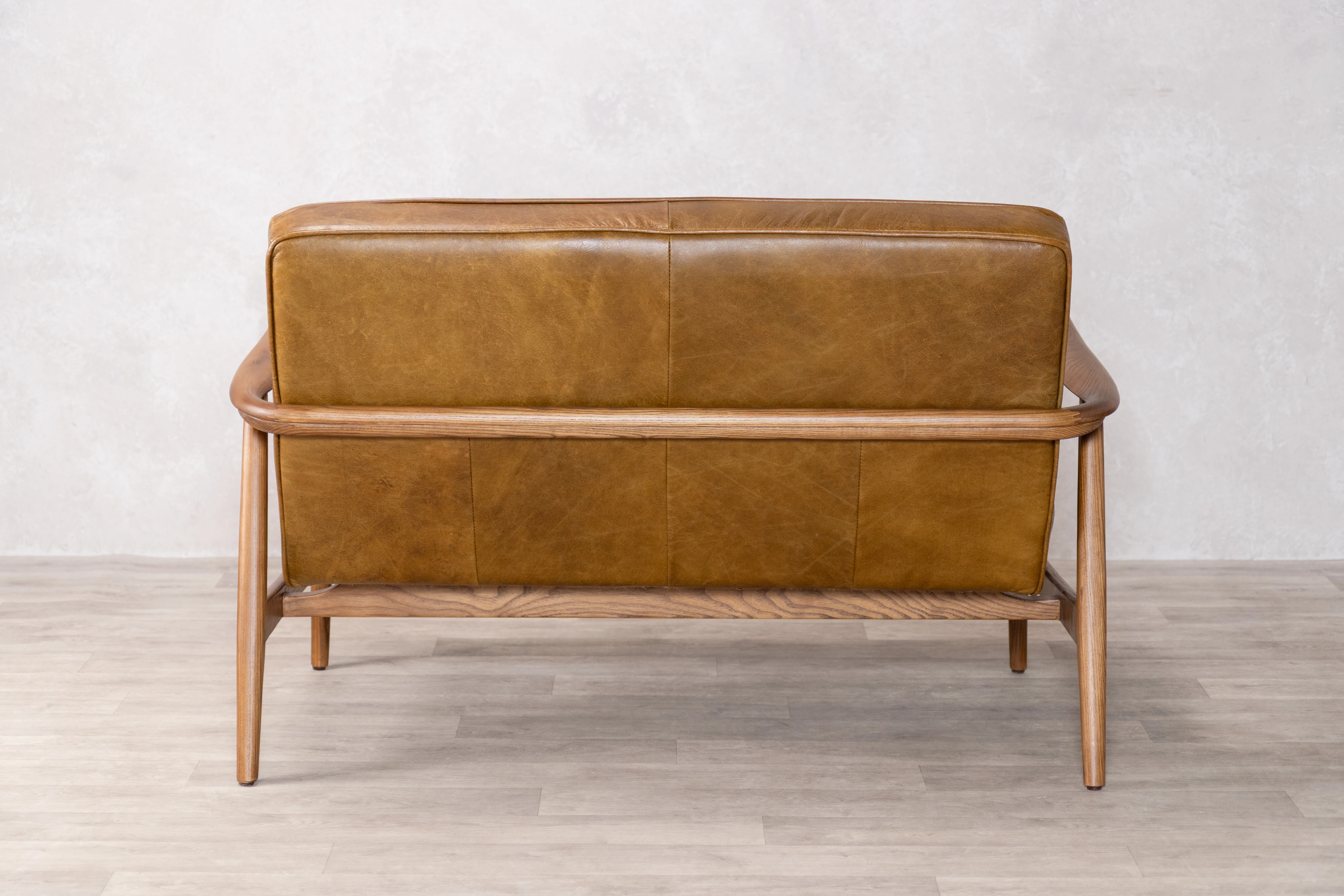 Hamilton Leather Mid-Century Sofa Range - Image 18