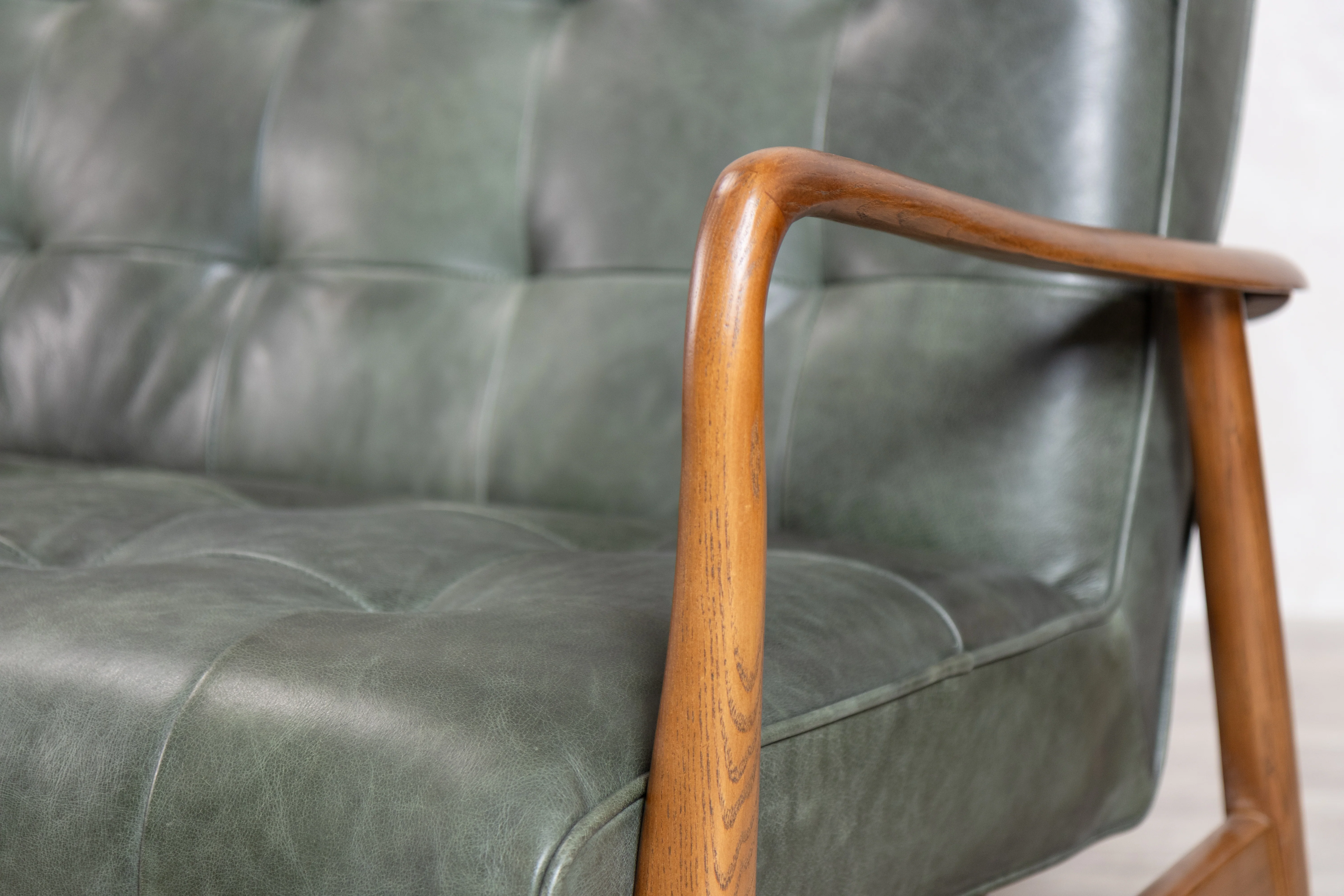 Hamilton Leather Mid-Century Sofa Range - Image 29